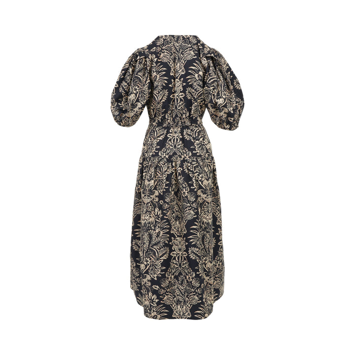 Harriet Puff Sleeve Midi Dress