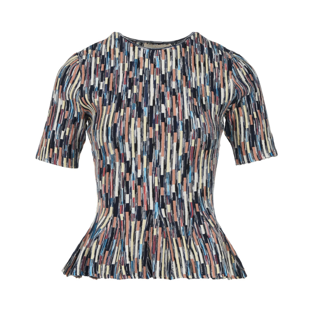Samira Multicolor Short Sleeve Top