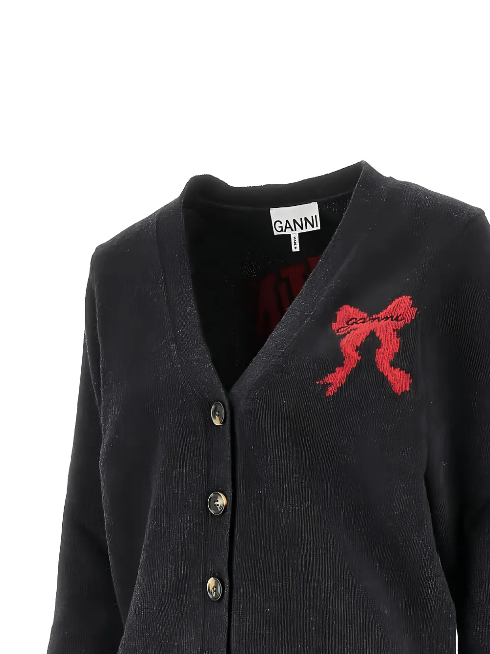 Graphic Wool Cardigan