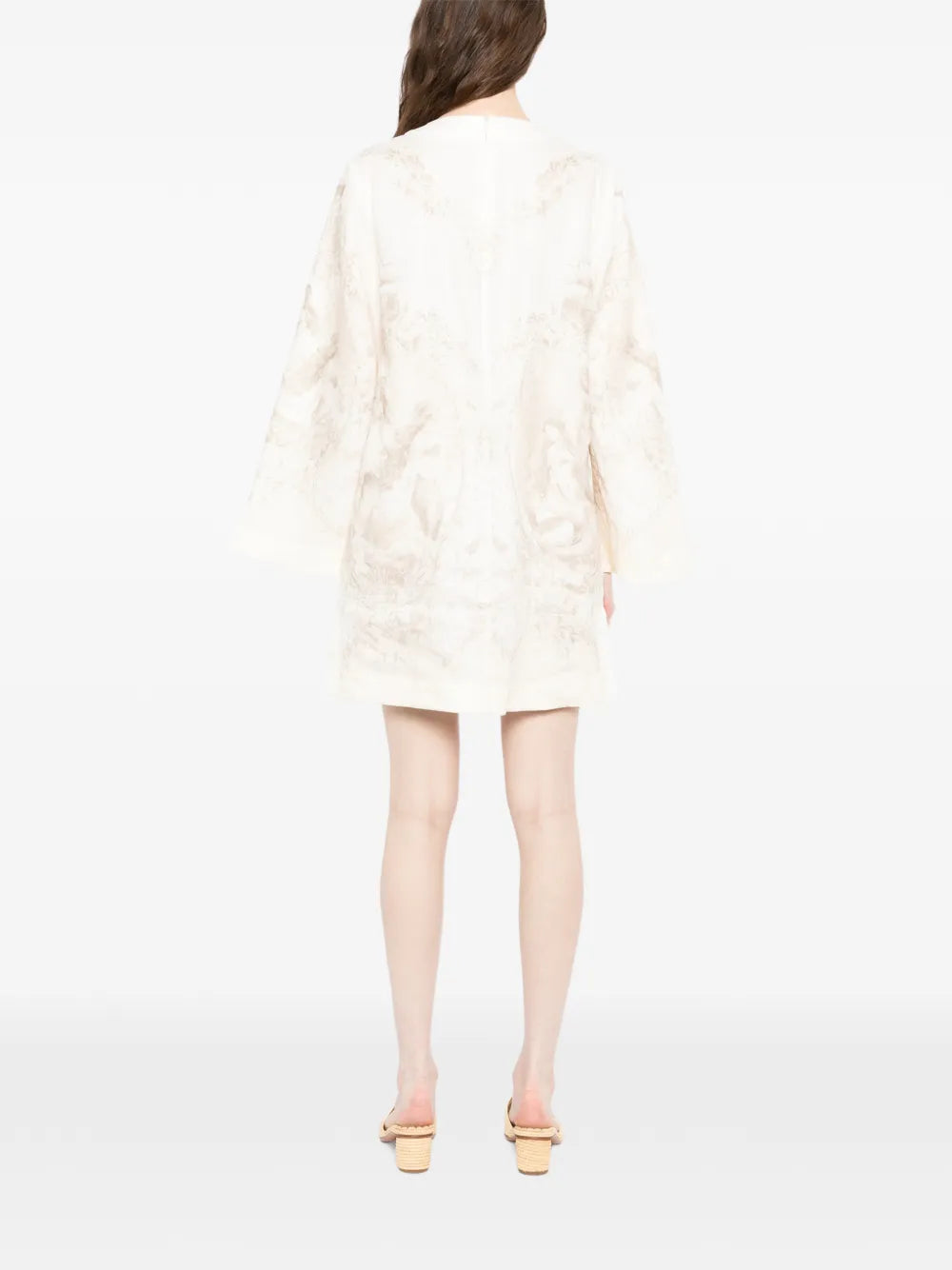 Tie Neck Tunic Dress