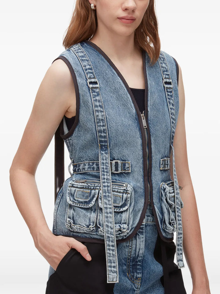 Lightweight Denim Field Vest