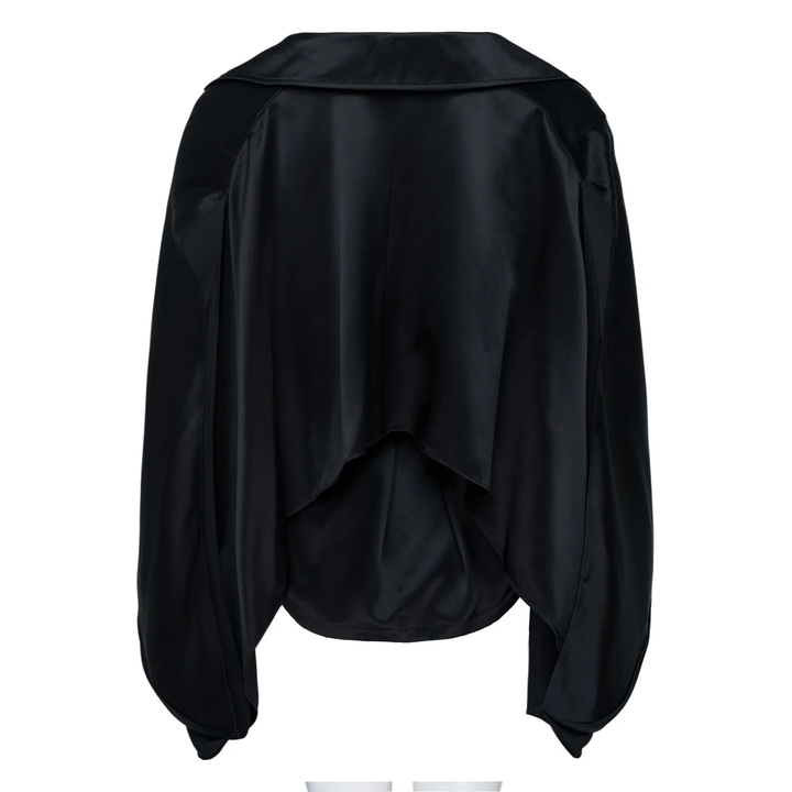 Amelie Satin Wrap Jacket