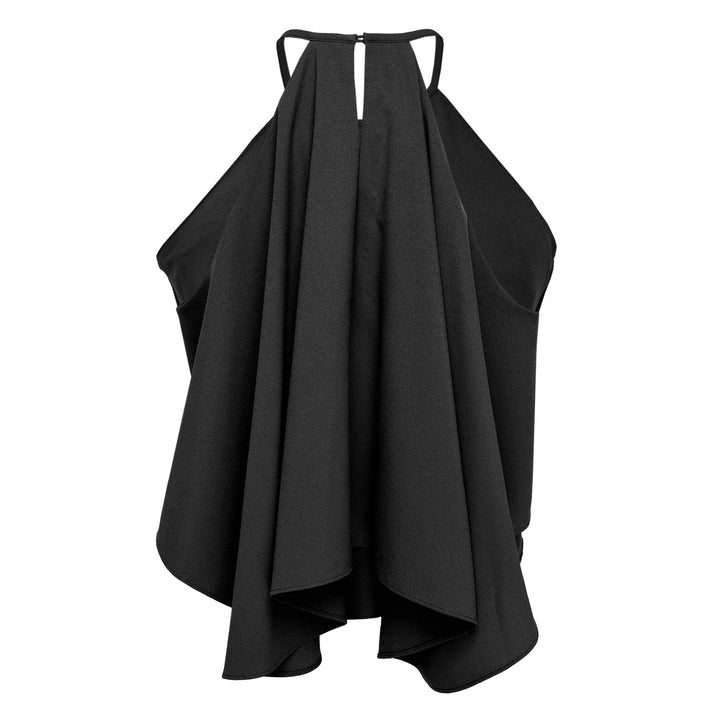 Tiered Asymmetric Halter Top