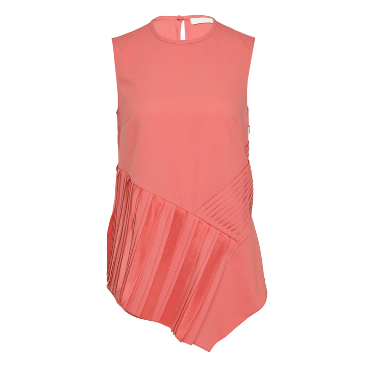 Pleated Panel Woven Top
