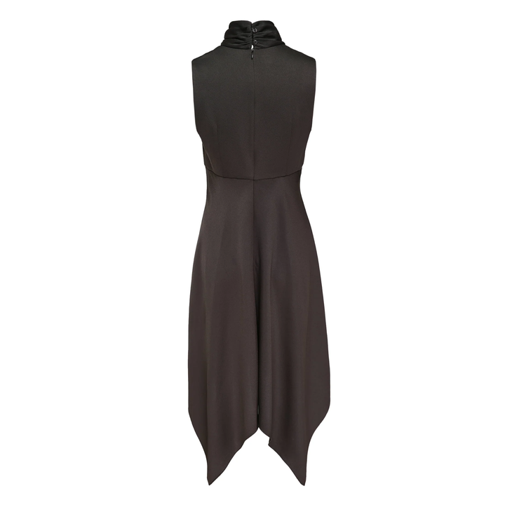 Laila Crossover Halter Dress