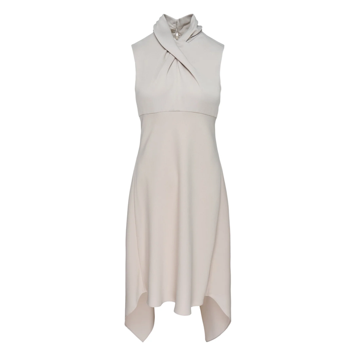 Laila Crossover Halter Dress
