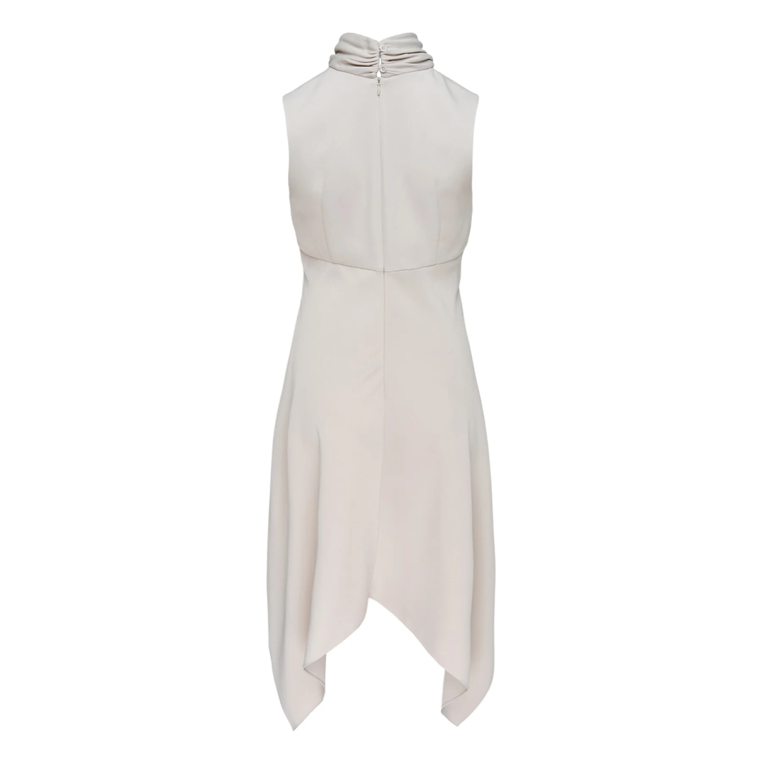 Laila Crossover Halter Dress