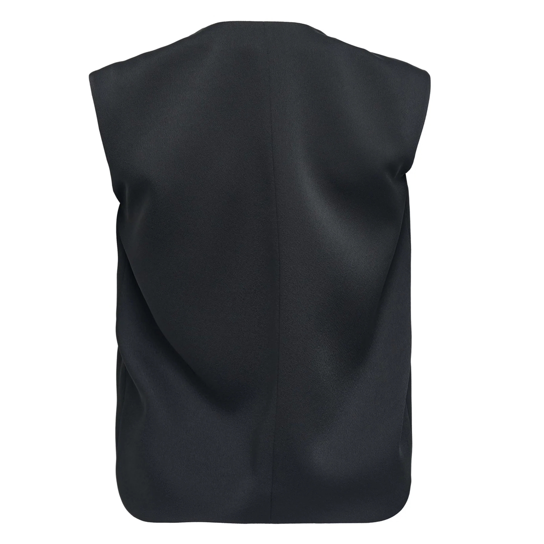 Noelle Draped Woven Top