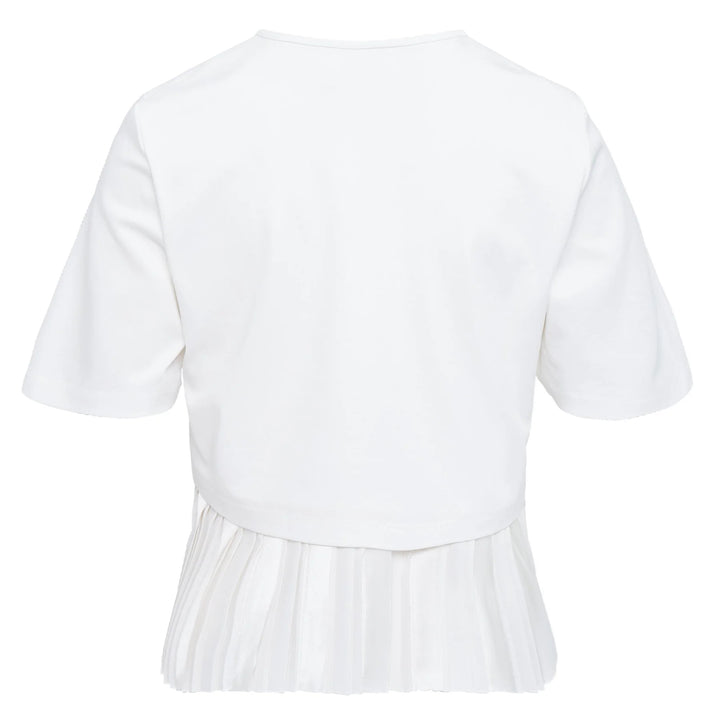 Pleated Hem Knit Top