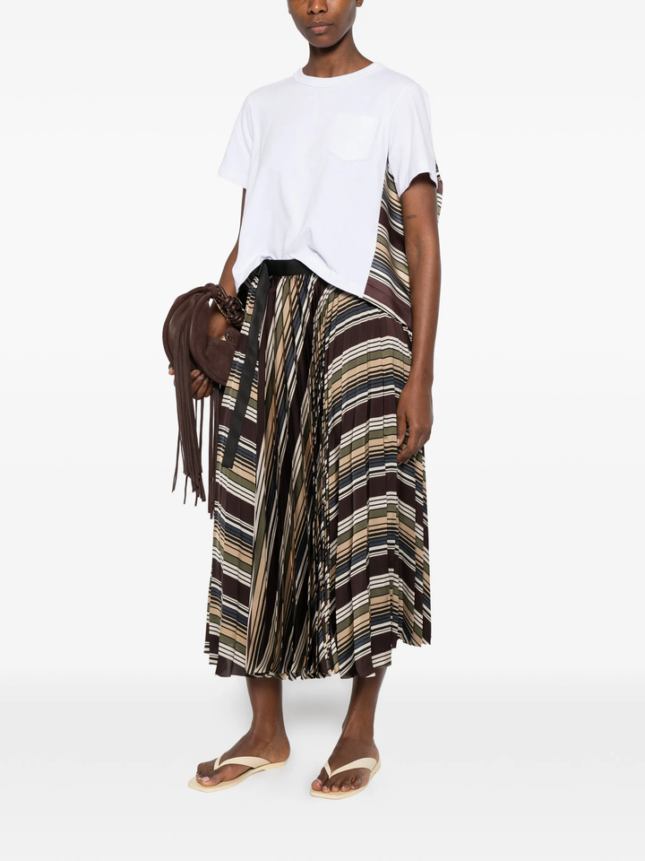 Horizontal Stripe Skirt