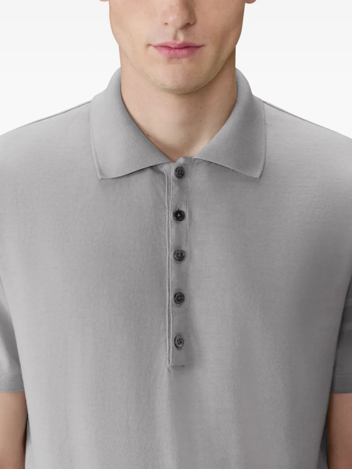 Garment Dyed Rib Cuff Polo