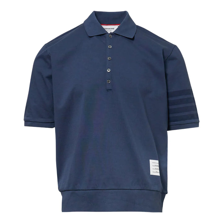 Garment Dyed Short Sleeve Rib Cuff Polo