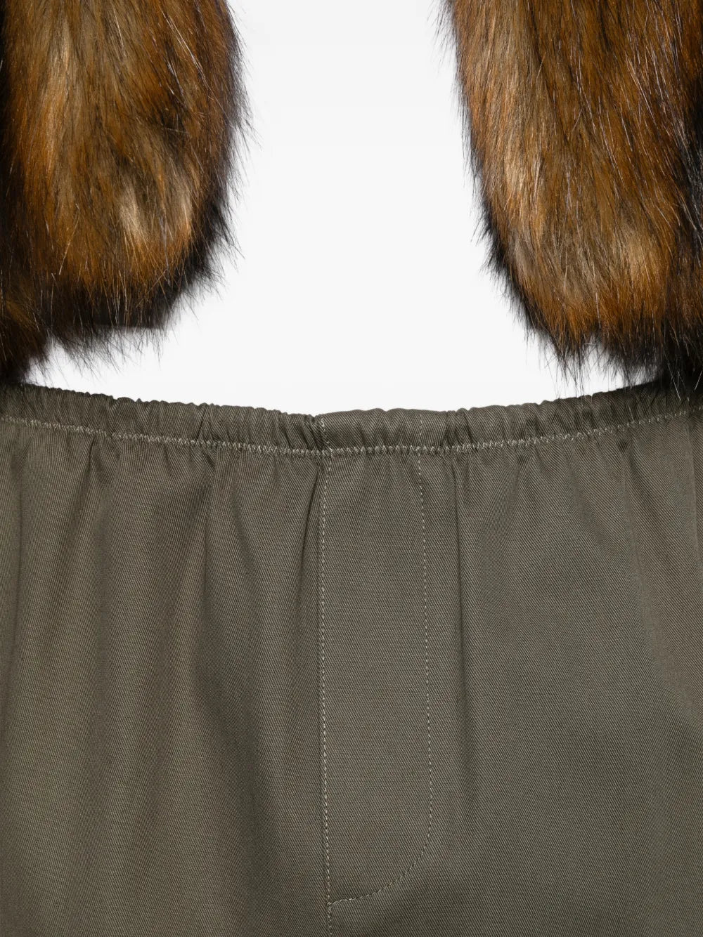 Mid-Rise Mini Logo Elastic Skirt