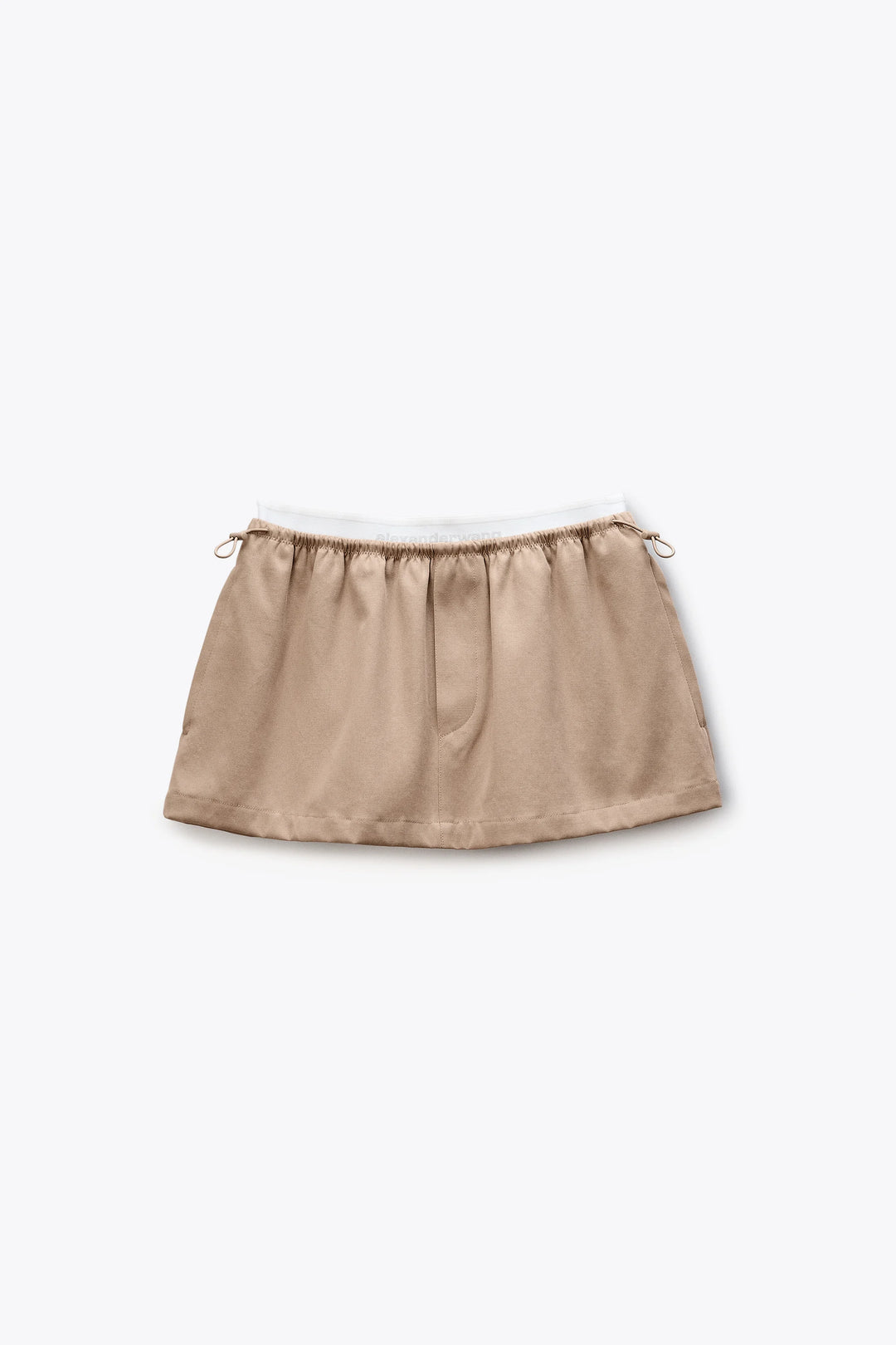 Mid-Rise Mini Elastic Skirt