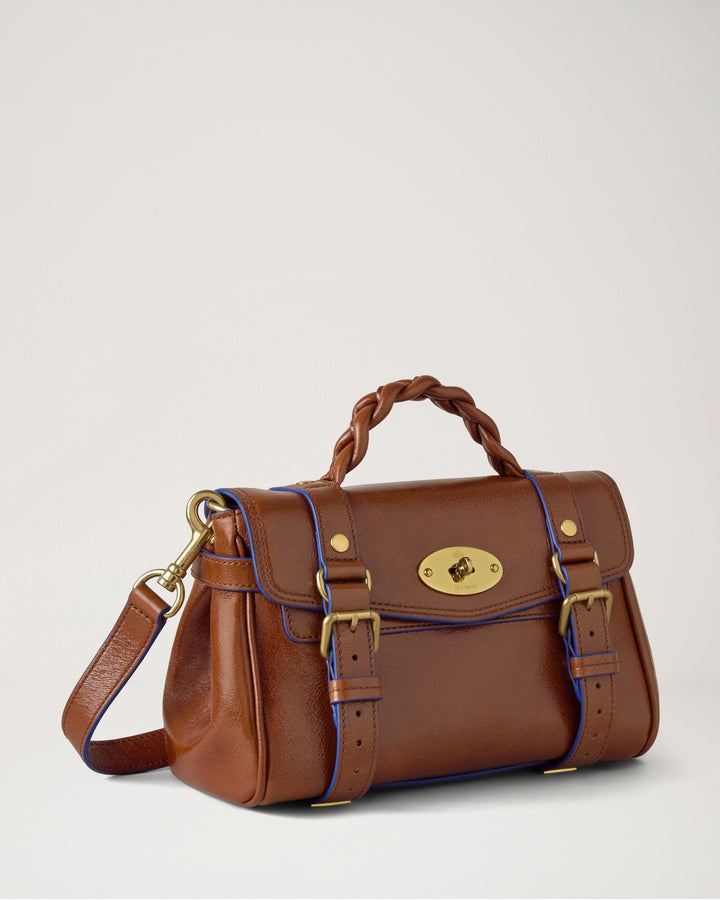 Mini Alexa Smooth Glossy Leather