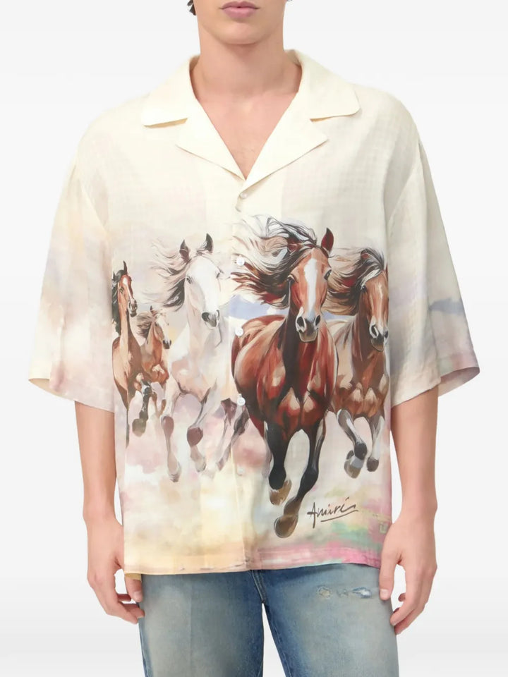 Horses Camp Shirt