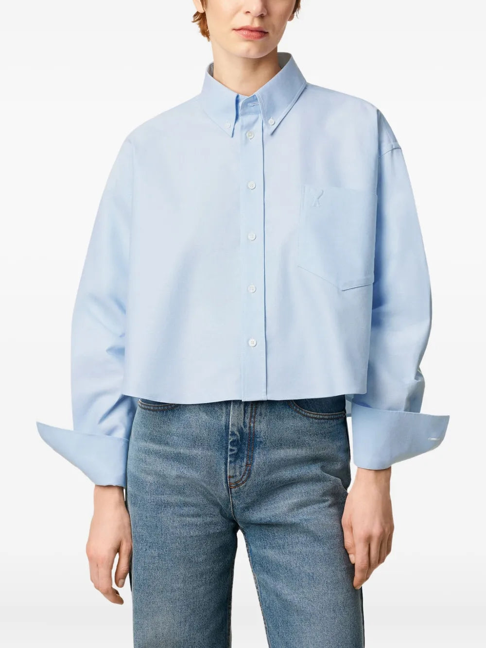 Quota Embossed Button Down Shirt