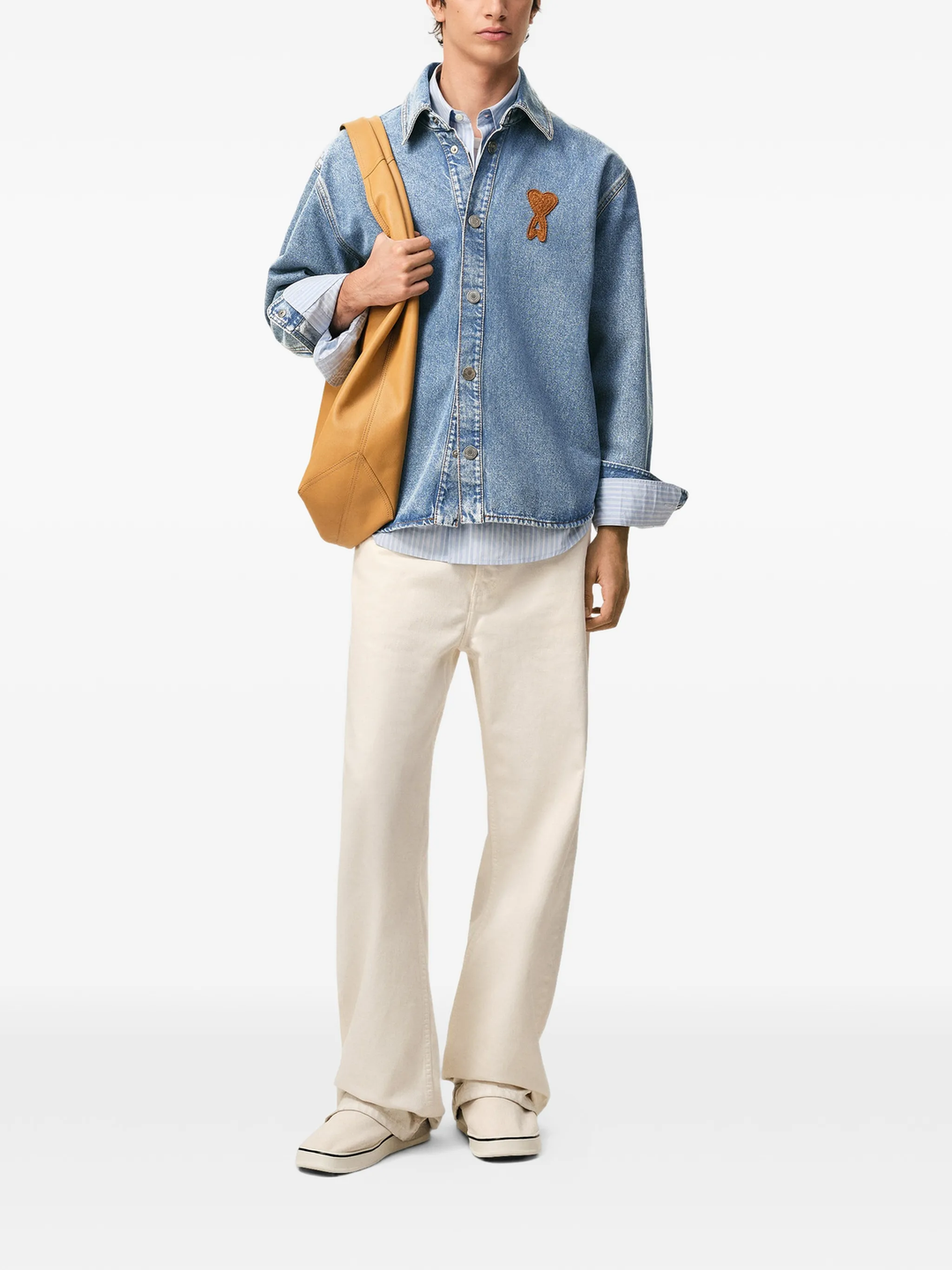 Knitted AMI de Coeur Overshirt