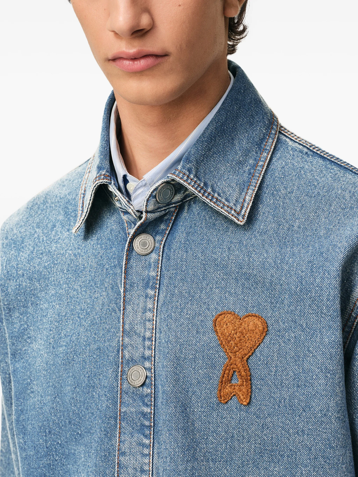 Knitted AMI de Coeur Overshirt