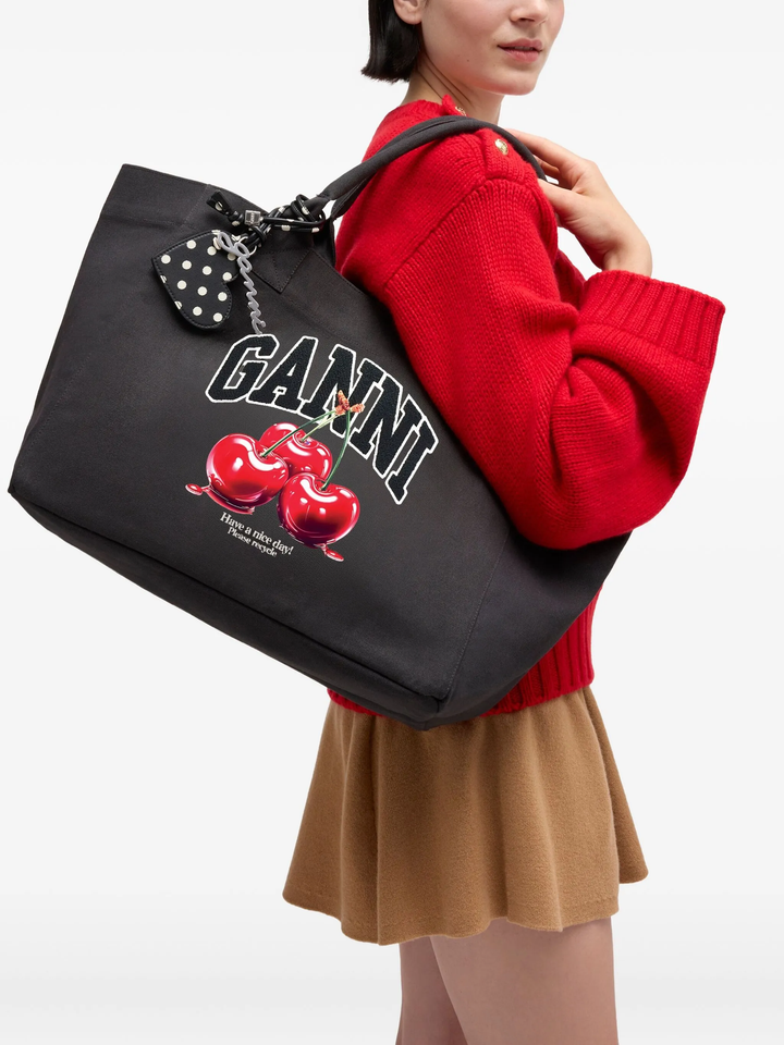 Medium Trapeze Shopper Cherry