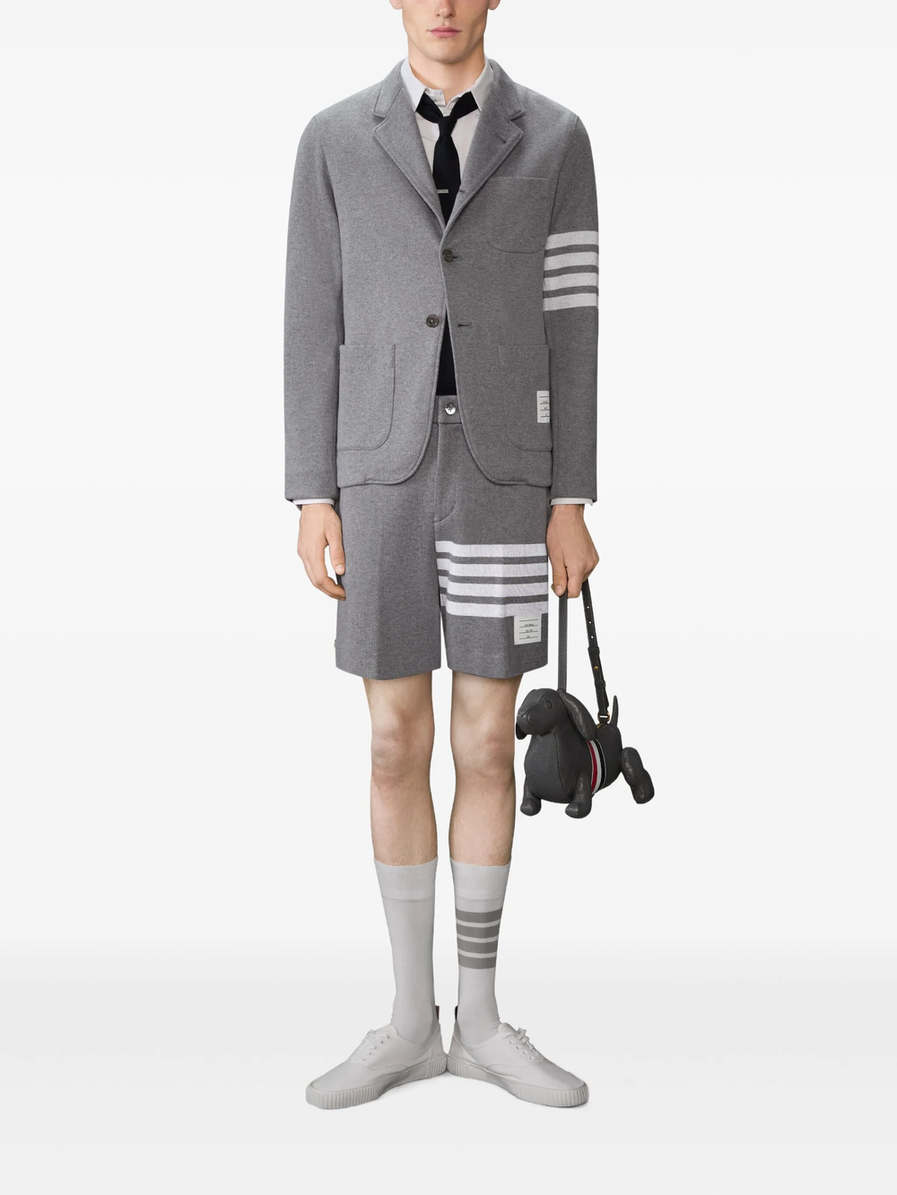 Thom Browne Bermuda Shorts With Engineered 4 Bar - view 2