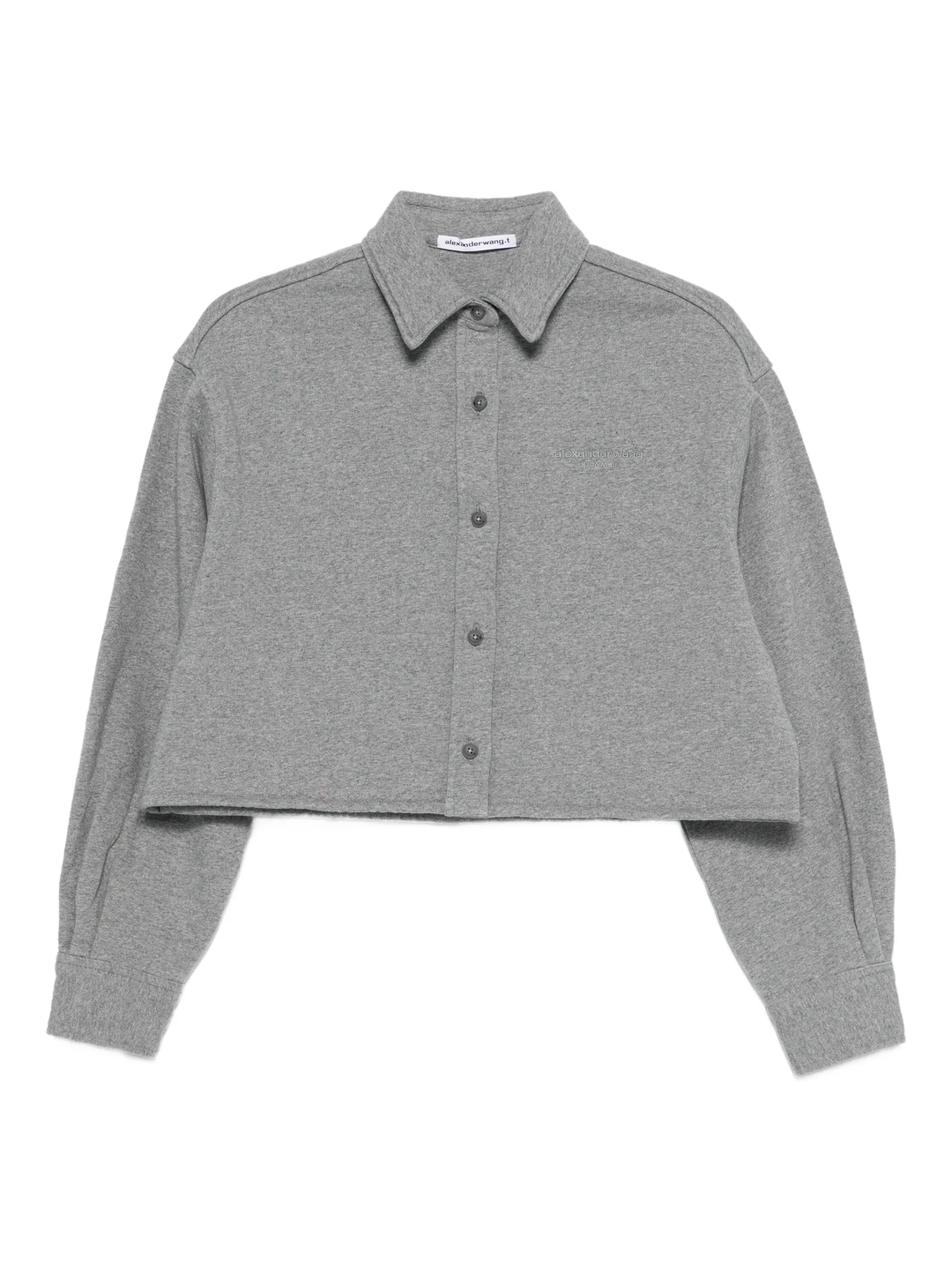 Cropped Button Down Shirt