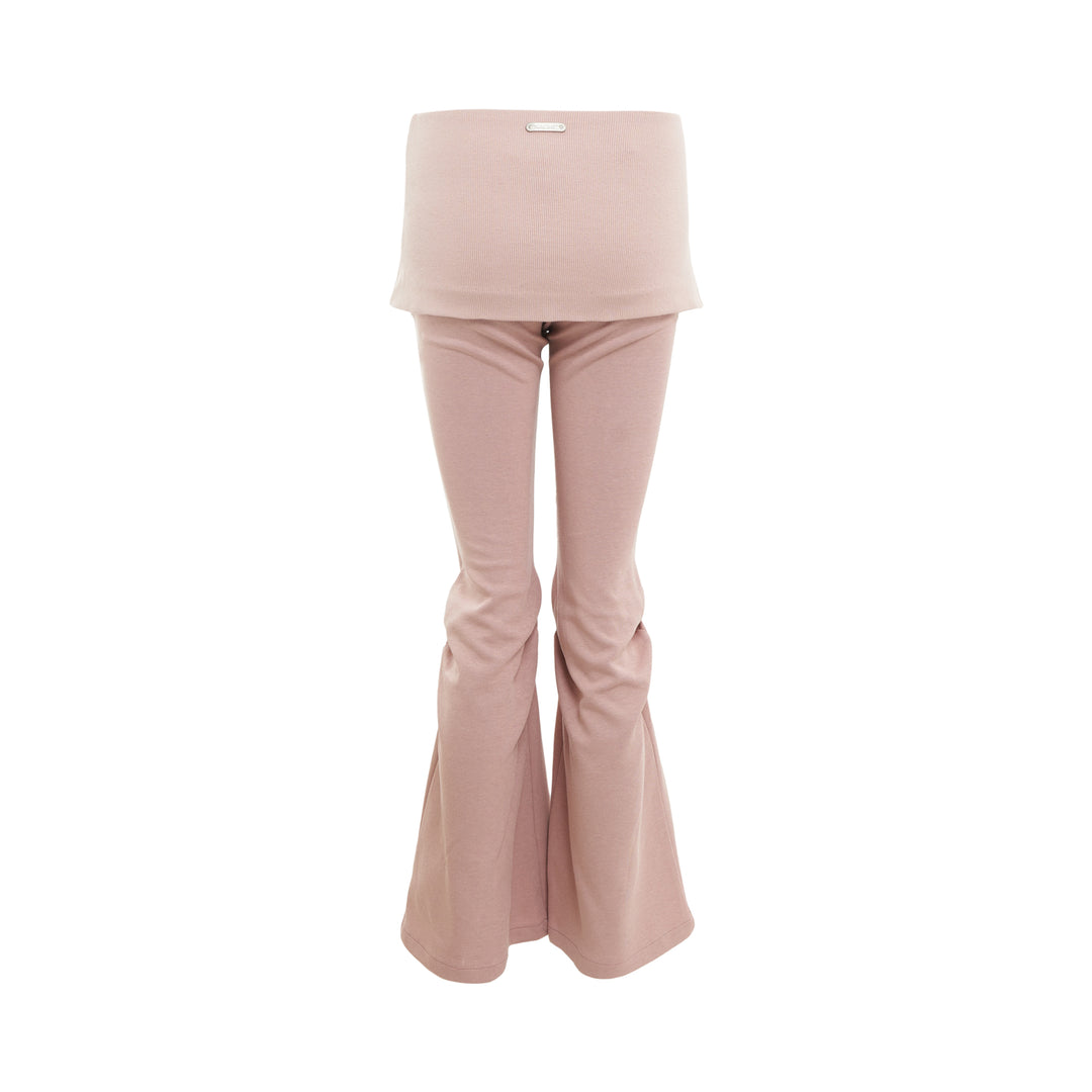 Zip Sweat Skirt Pants