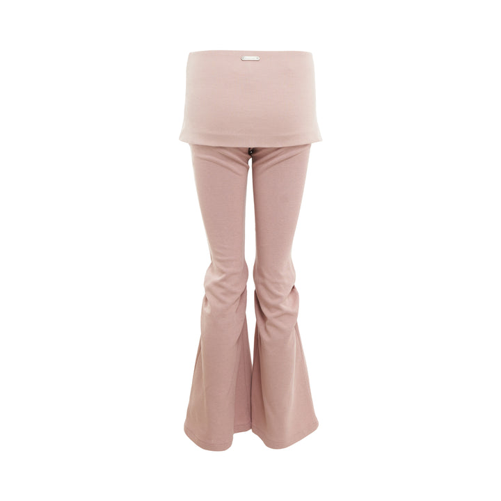 Zip Sweat Skirt Pants