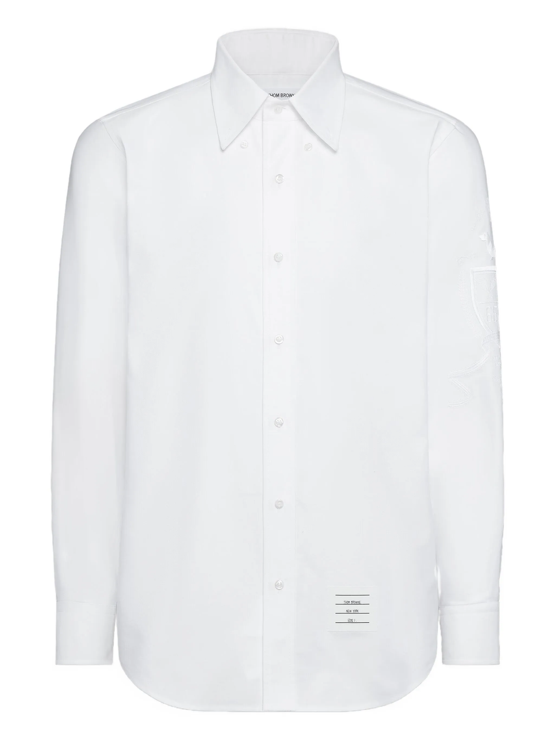 Straight Fit Button Down Long Sleeve Shirt