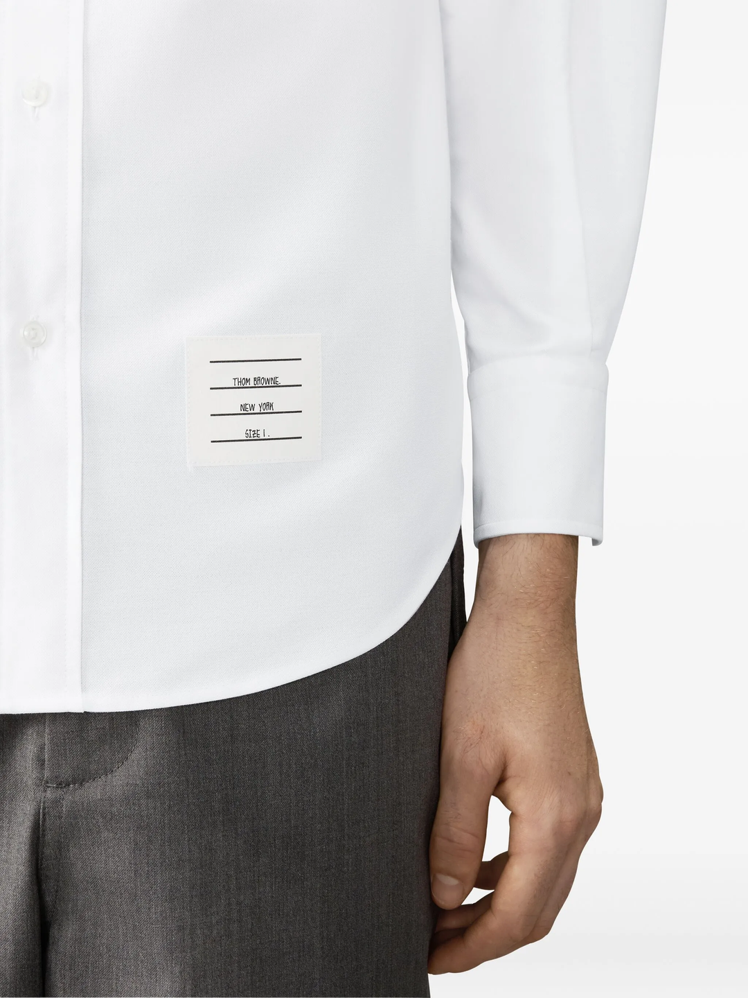 Straight Fit Button Down Long Sleeve Shirt