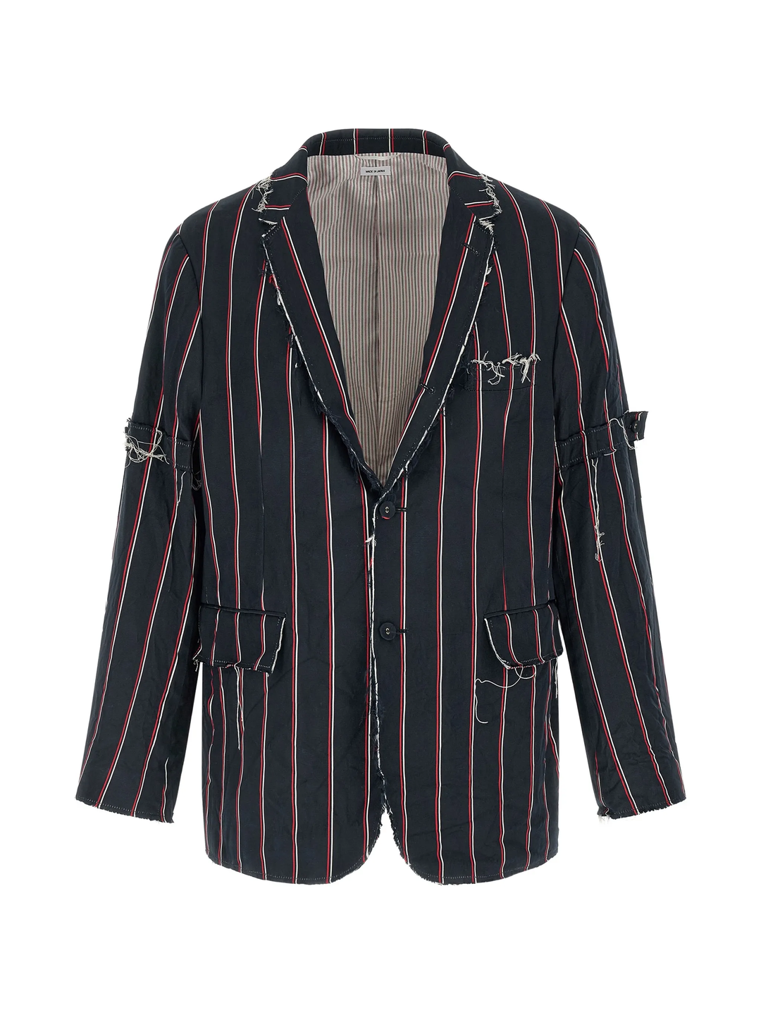 Wide Shoulder Unconstructed Blazer