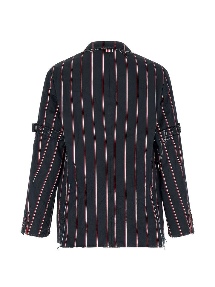 Wide Shoulder Unconstructed Blazer