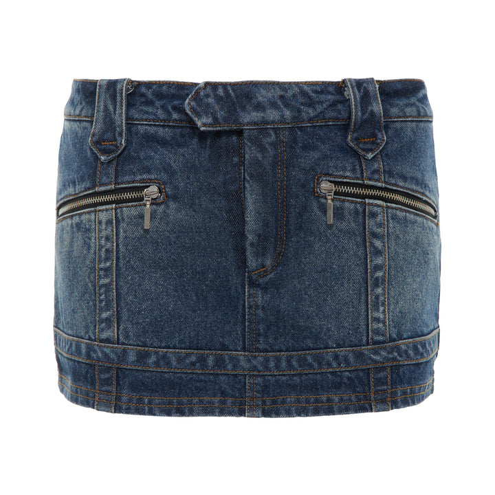 Denim Mini Skirt