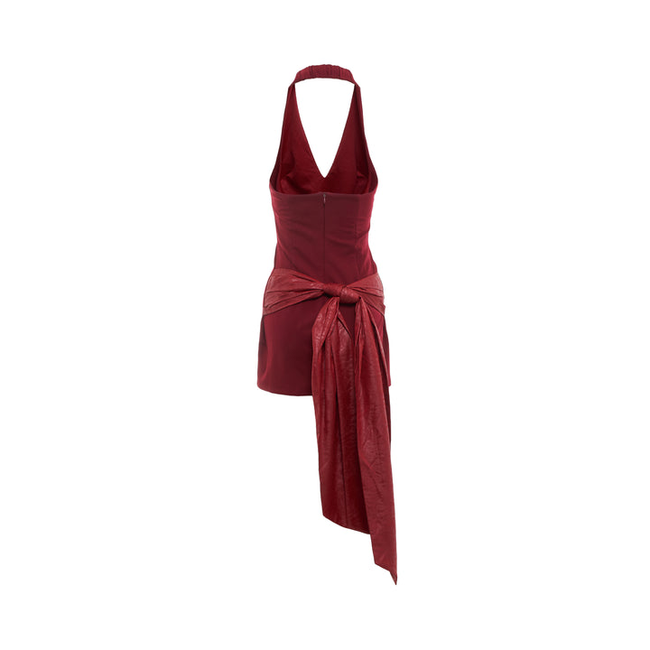 Red Halter Mini Dress