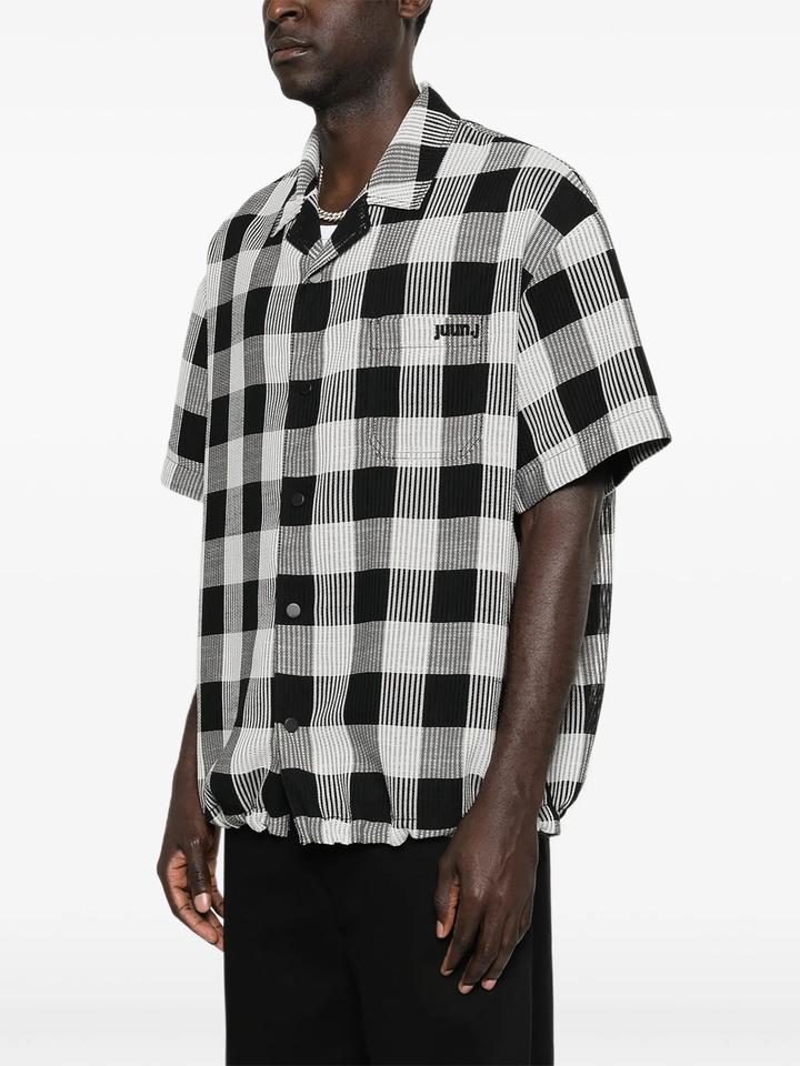 Border Check Short Sleeve Shirt