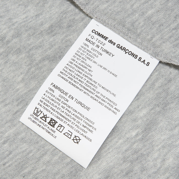 COMME des GARCONS SHIRT Black Print Tee – Available at Club 21, Official Retailer in Singapore, Malaysia & Thailand with Global Shipping Online