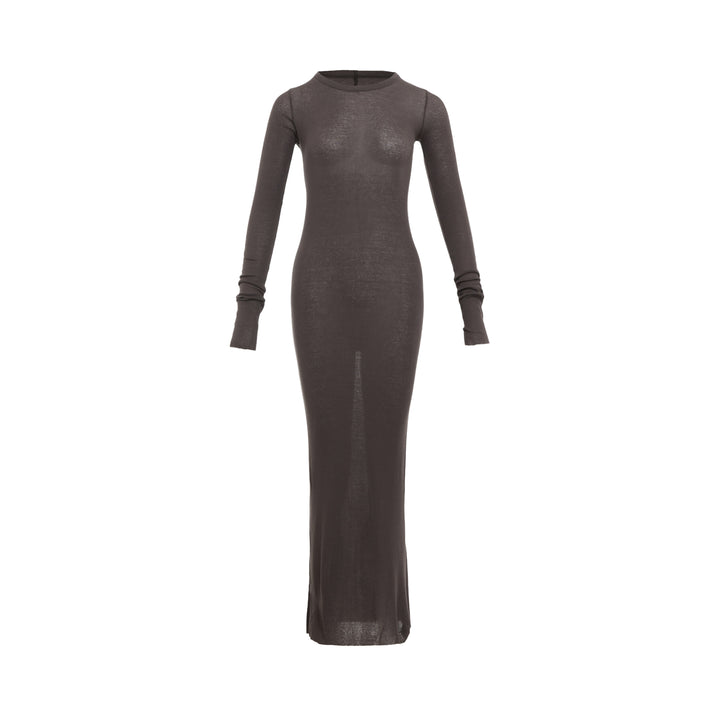 Rib Long Sleeve Dress