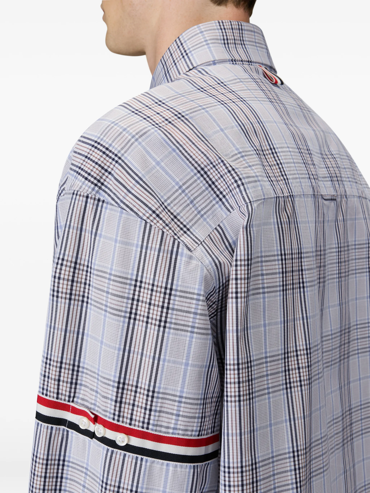 Oversized Point Collar Button Down Shirt