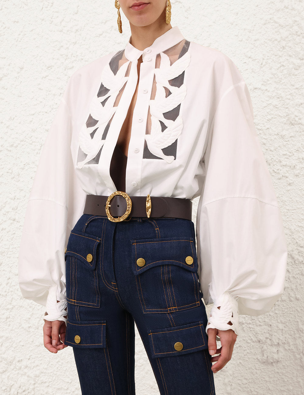 ZIMMERMANN Luna Applique Blouse - view 2