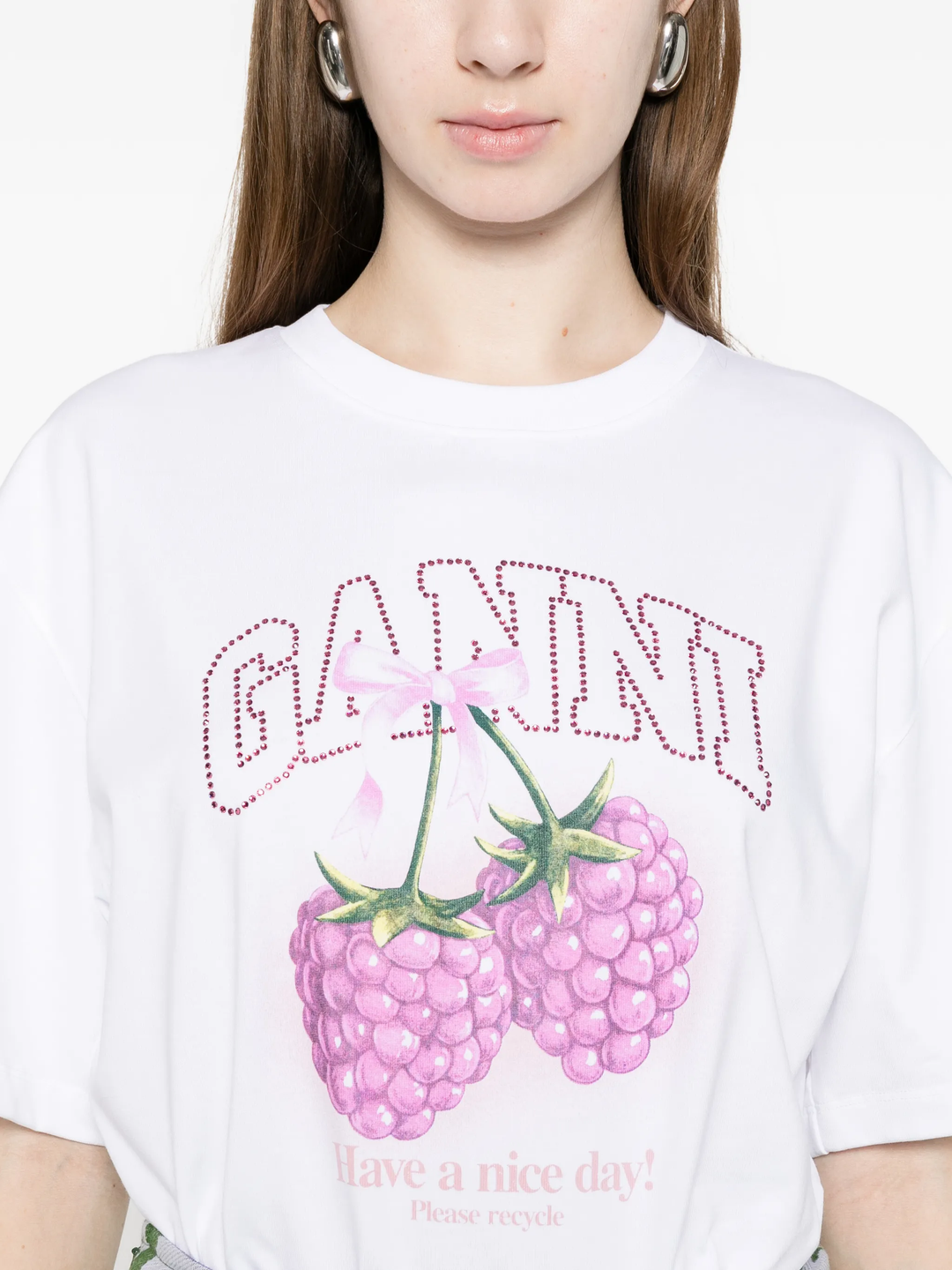 Heavy Cotton Jersey Raspberry Tee