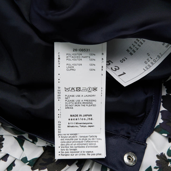 Pattern Mix Pleated Skirt