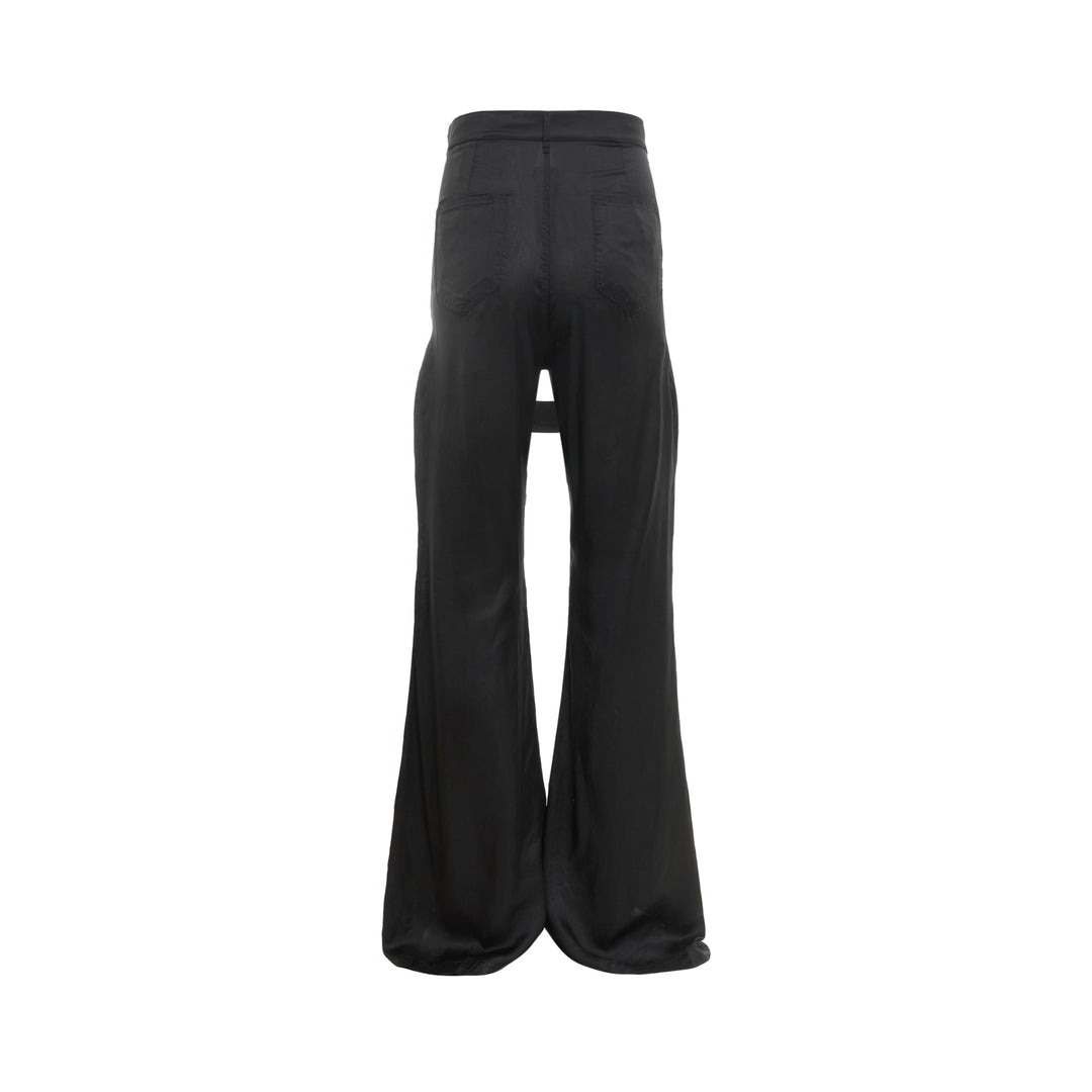 Panelled Strap Flare Pants