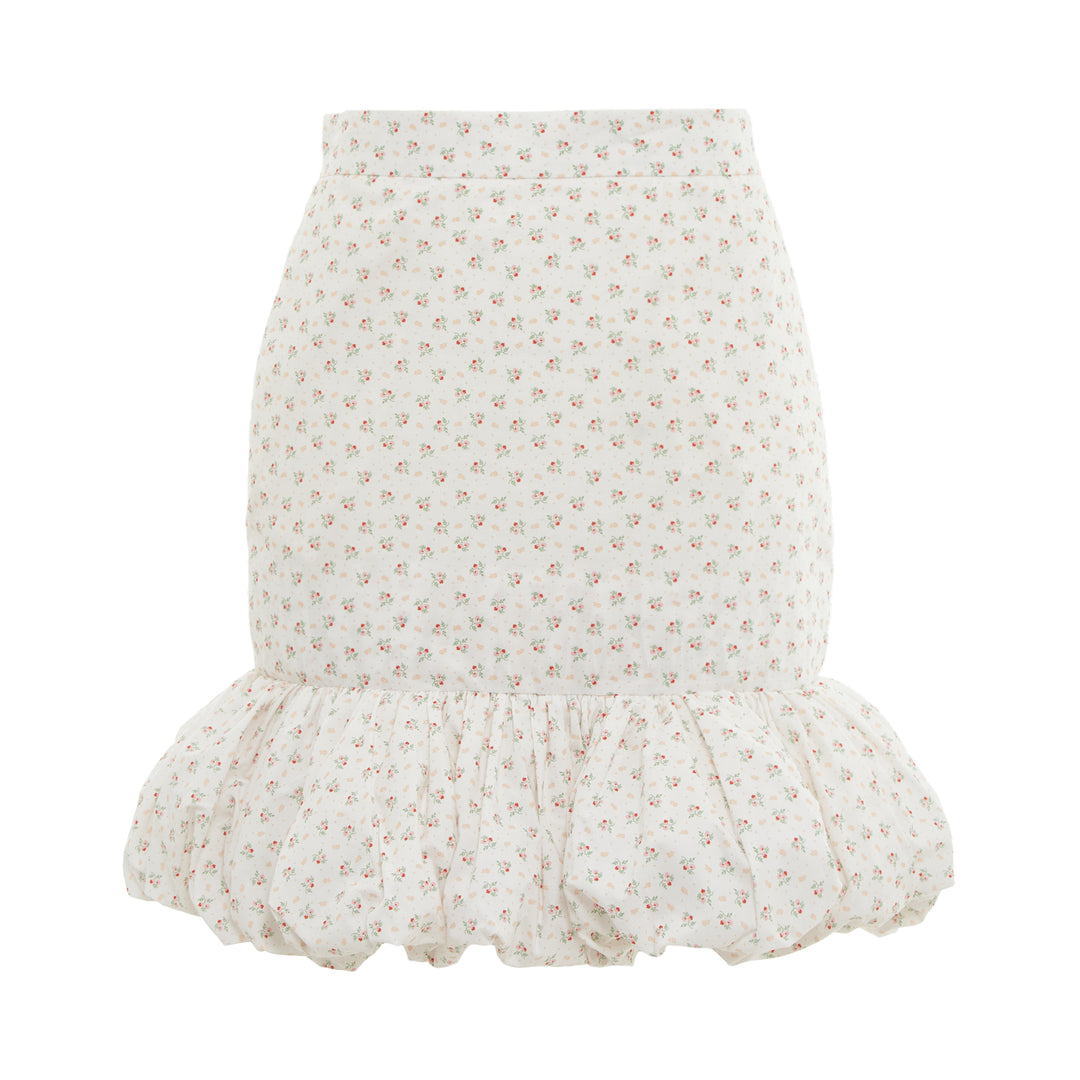 pushBUTTON Floral Volume Hem Skirt – Available at Club 21, Official Retailer in Singapore, Malaysia & Thailand with Global Shipping Online