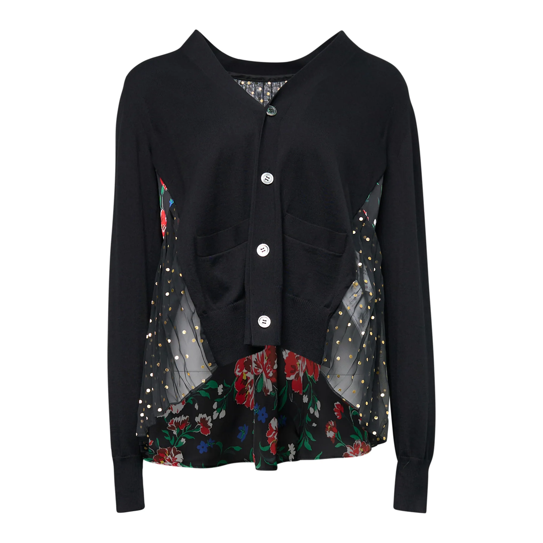 Pattern Mix Cardigan
