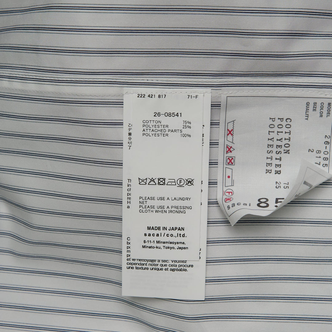 Striped Poplin Shirt