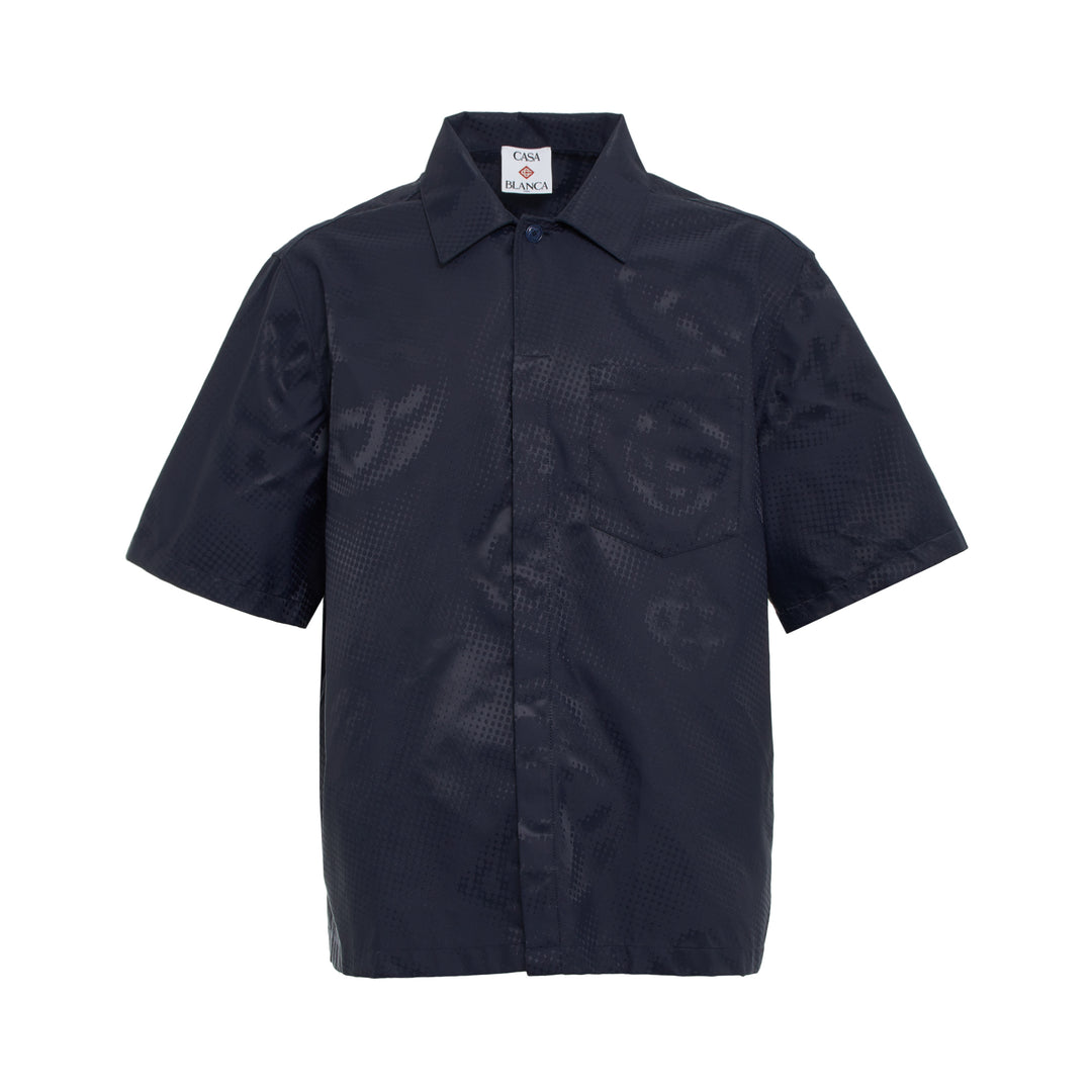 Casablanca Monogram Short Sleeve Shirt – Available at Club 21, Official Retailer in Singapore, Malaysia & Thailand with Global Shipping Online