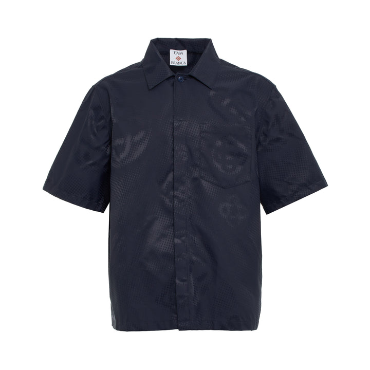 Casablanca Monogram Short Sleeve Shirt – Available at Club 21, Official Retailer in Singapore, Malaysia & Thailand with Global Shipping Online