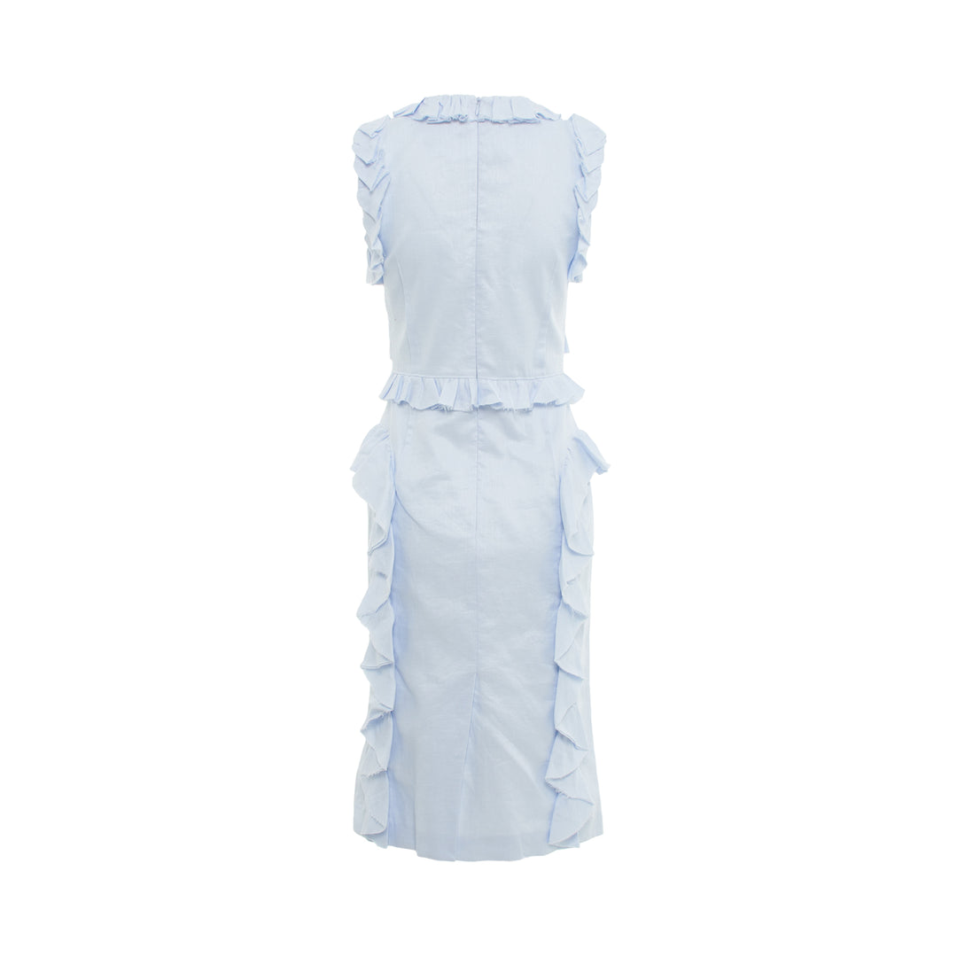 SHUSHU/TONG Ruffle Trim Sleeveless Dress – Available at Club 21, Official Retailer in Singapore, Malaysia & Thailand with Global Shipping Online