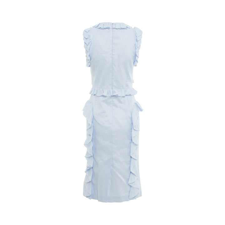 SHUSHU/TONG Ruffle Trim Sleeveless Dress – Available at Club 21, Official Retailer in Singapore, Malaysia & Thailand with Global Shipping Online