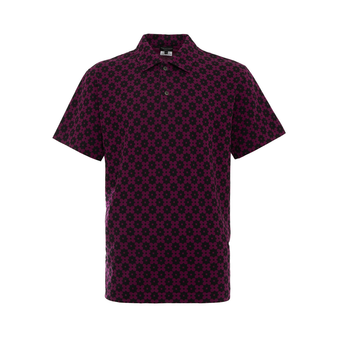 Floral Print Polo Shirt